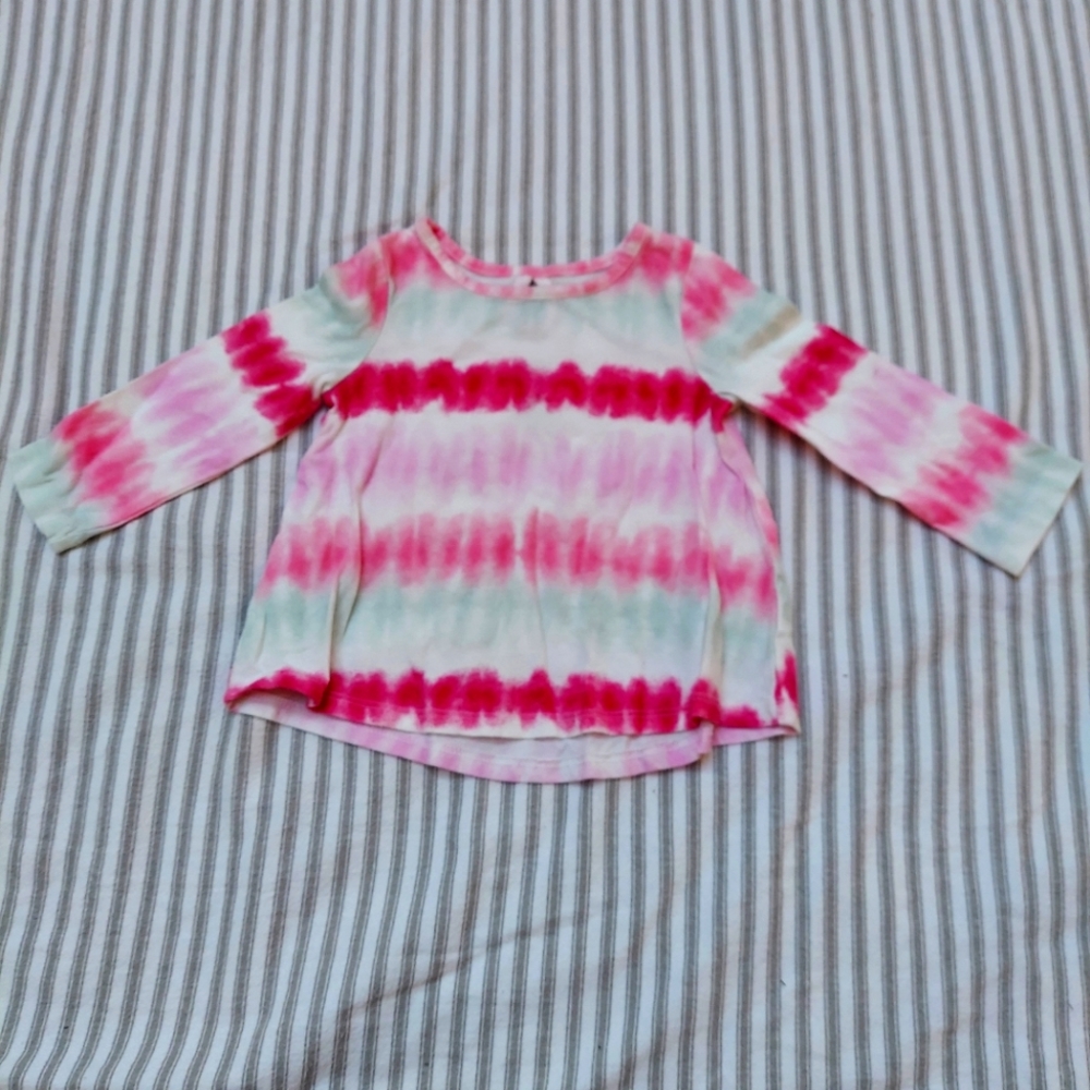 Softest Tee long sleeve Tie Dye tee 12M